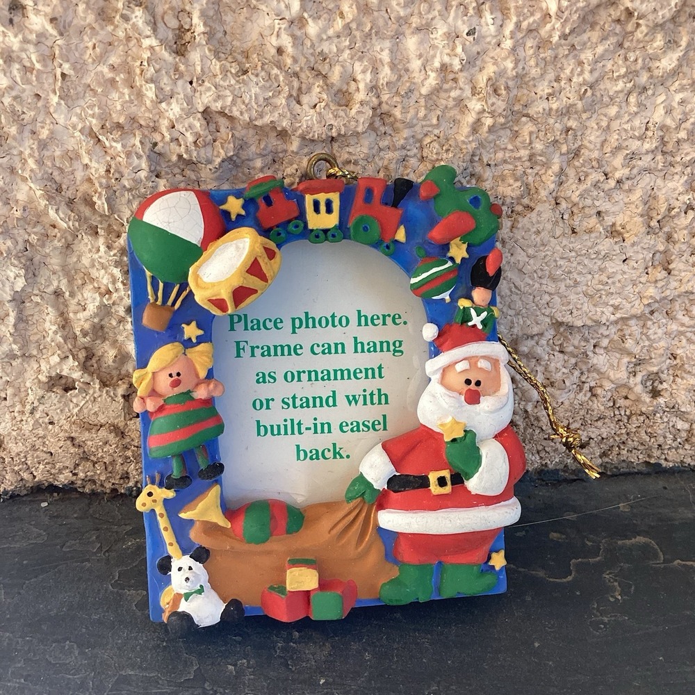 Whimsical Christmas Photo Ornament Holiday Decor